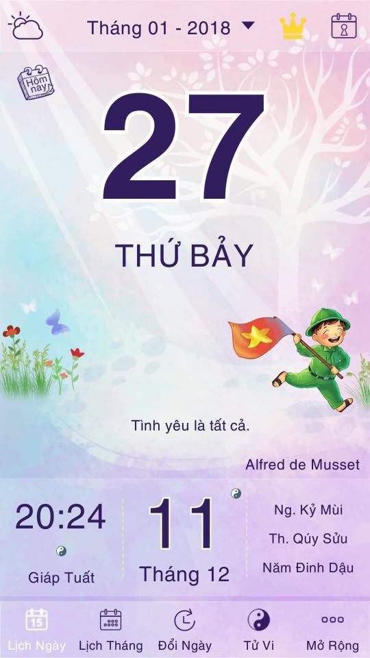 Cộng đồng mạng thi nhau khoe ảnh lịch ngày 27/1 để tiên đoán kết quả cho U23 Việt Nam Cộng đồng mạng thi nhau khoe ảnh lịch ngày 27/1 để tiên đoán kết quả cho U23 Việt Nam